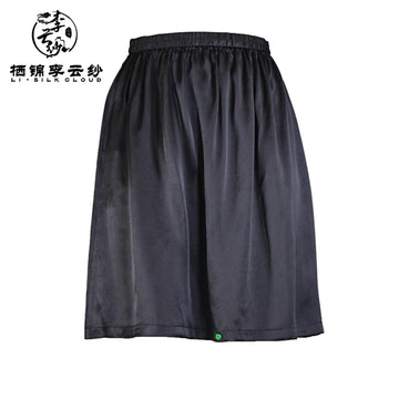Leggings - Elastic Waist, Versatile Summer Casual Loose Fit, Comfortable Base Layer Pants LI SILK CLOUD Women's Mulberry Silk