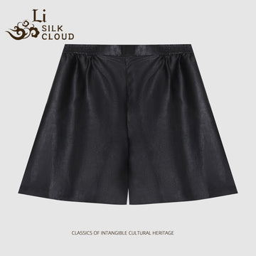 Shorts for Women - Traditional Chinese Fabric, Stylish Summer Bottoms LI SILK CLOUD 100% Mulberry Silk Xiangyunsha