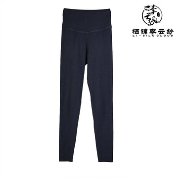 Leggings, Heating Fiber - Knitted Fabric,Warm Slimming Base Layer,Guangdong Black Pearl Gambiered Guangdong Gauze xiangyunsha