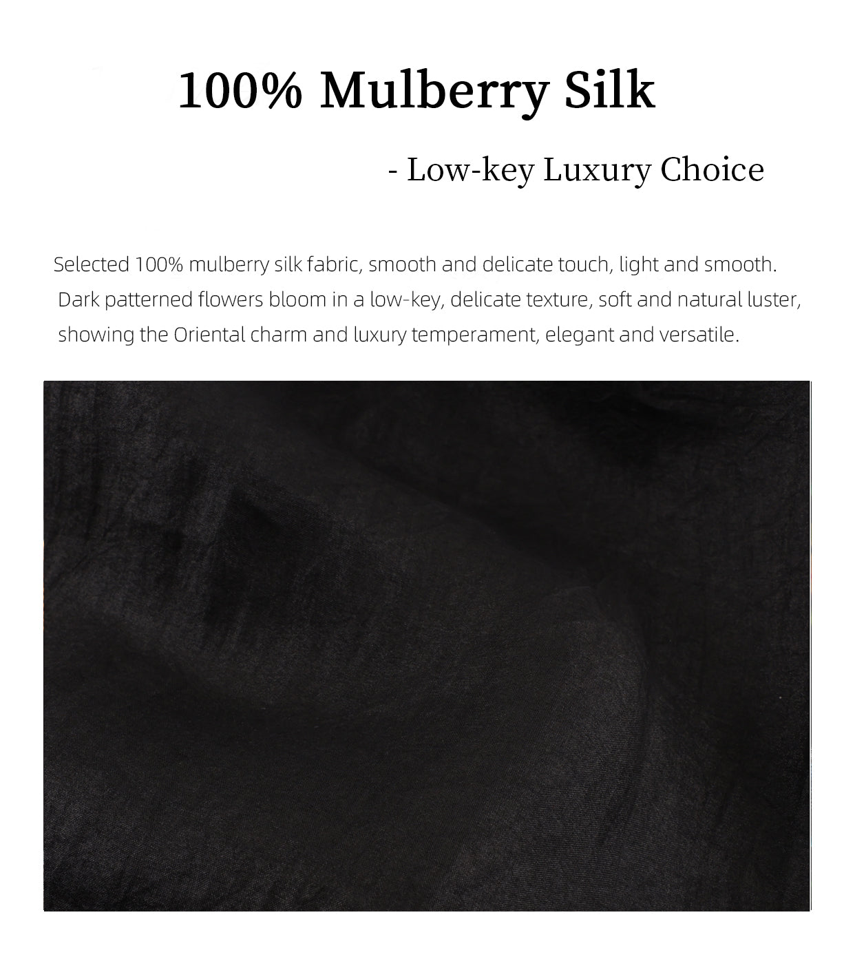 [Ink Jade]Chinese-style Top-Sculpted Fit Gambiered Silk  Guangdong Black Pearl Gambiered Guangdong Gauze xiangyunsha