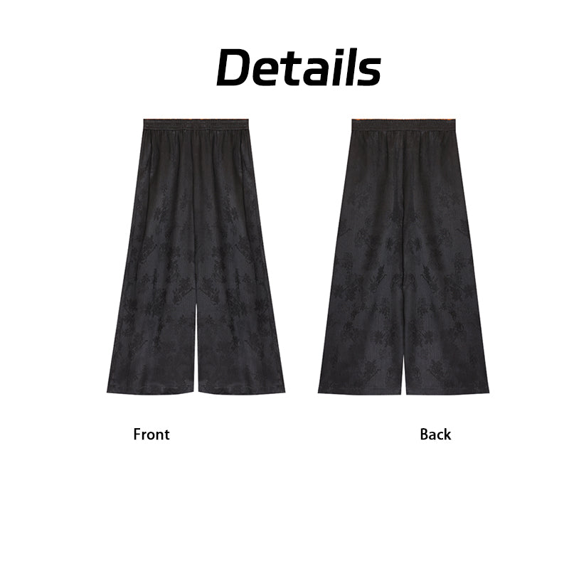Trousers - Traditional Chinese Fabric， Lightweight Breathable LI SILK CLOUD 100% Mulberry Silk Xiangyunsha