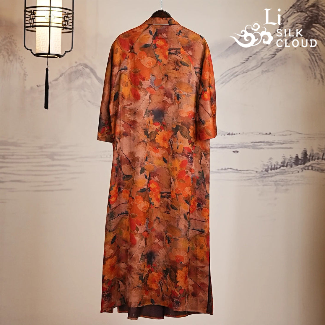 Dress - Lightweight Breathable, Soft Skin-Friendly, Elegant Orienta Guangdong Black Pearl Gambiered Guangdong Gauze xiangyunsha