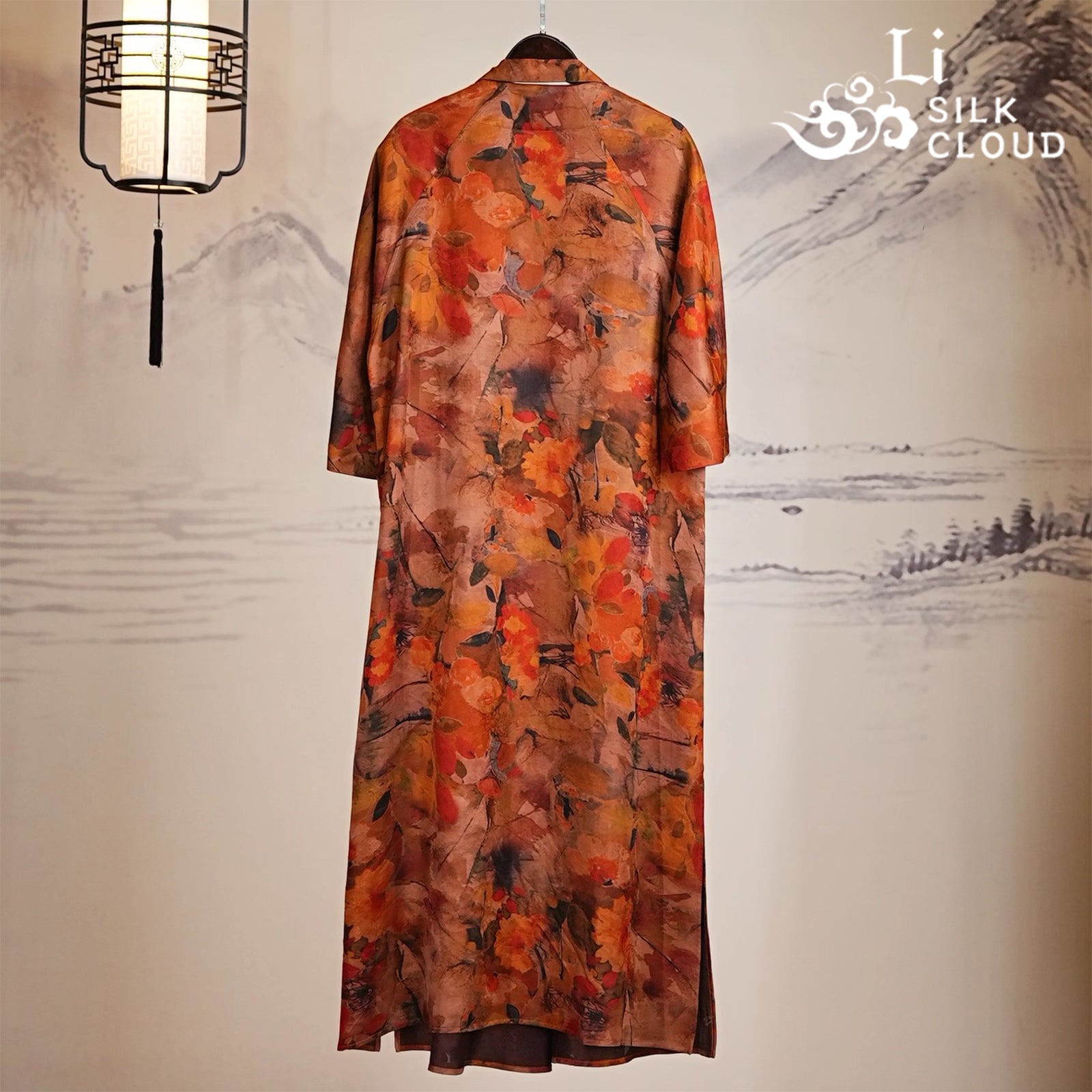 Dress - Lightweight Breathable, Soft Skin-Friendly, Elegant Orienta Guangdong Black Pearl Gambiered Guangdong Gauze xiangyunsha