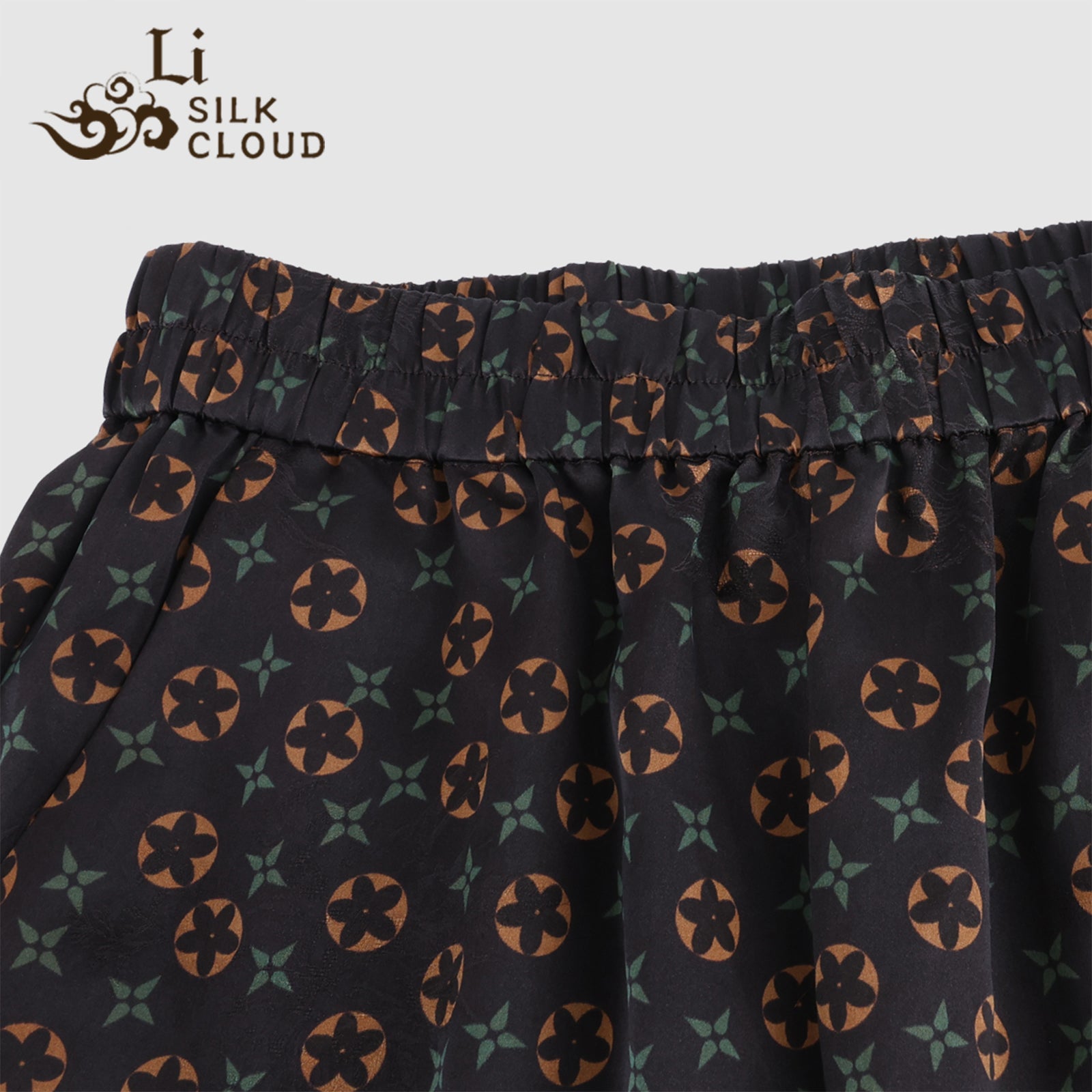 XiangyunSha Casual Trousers · Oriental GeometricAesthetics · Cool and breathable  Guangdong Black PearlGambiered Guangdong Gauze xiangyunsha