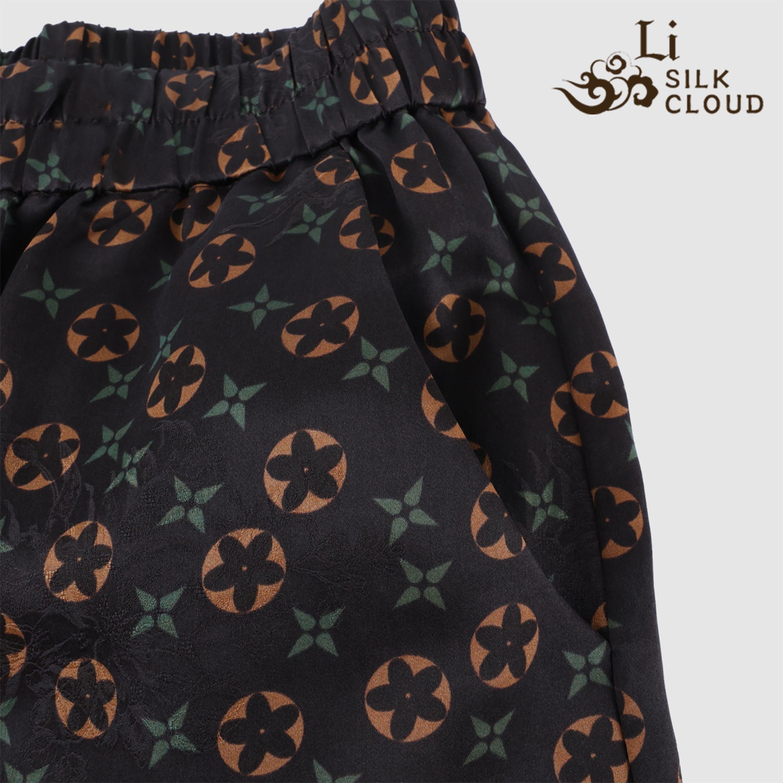 XiangyunSha Casual Trousers · Oriental GeometricAesthetics · Cool and breathable  Guangdong Black PearlGambiered Guangdong Gauze xiangyunsha