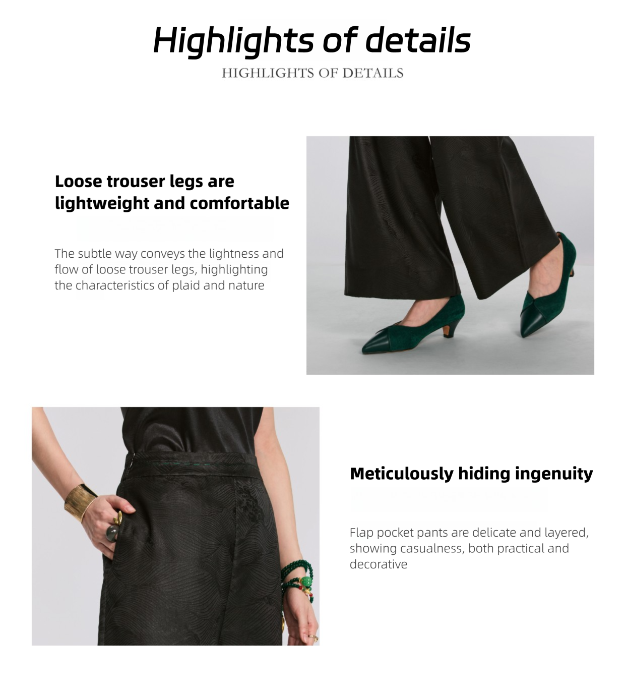 Xiangyunsha Minimalist Chinese Pants l Hidden PocketsMinimalist | Effortless Elegance for Any Occasion GuangdongBlack Pearl Gambiered Guangdong Gauze xiangyunsha