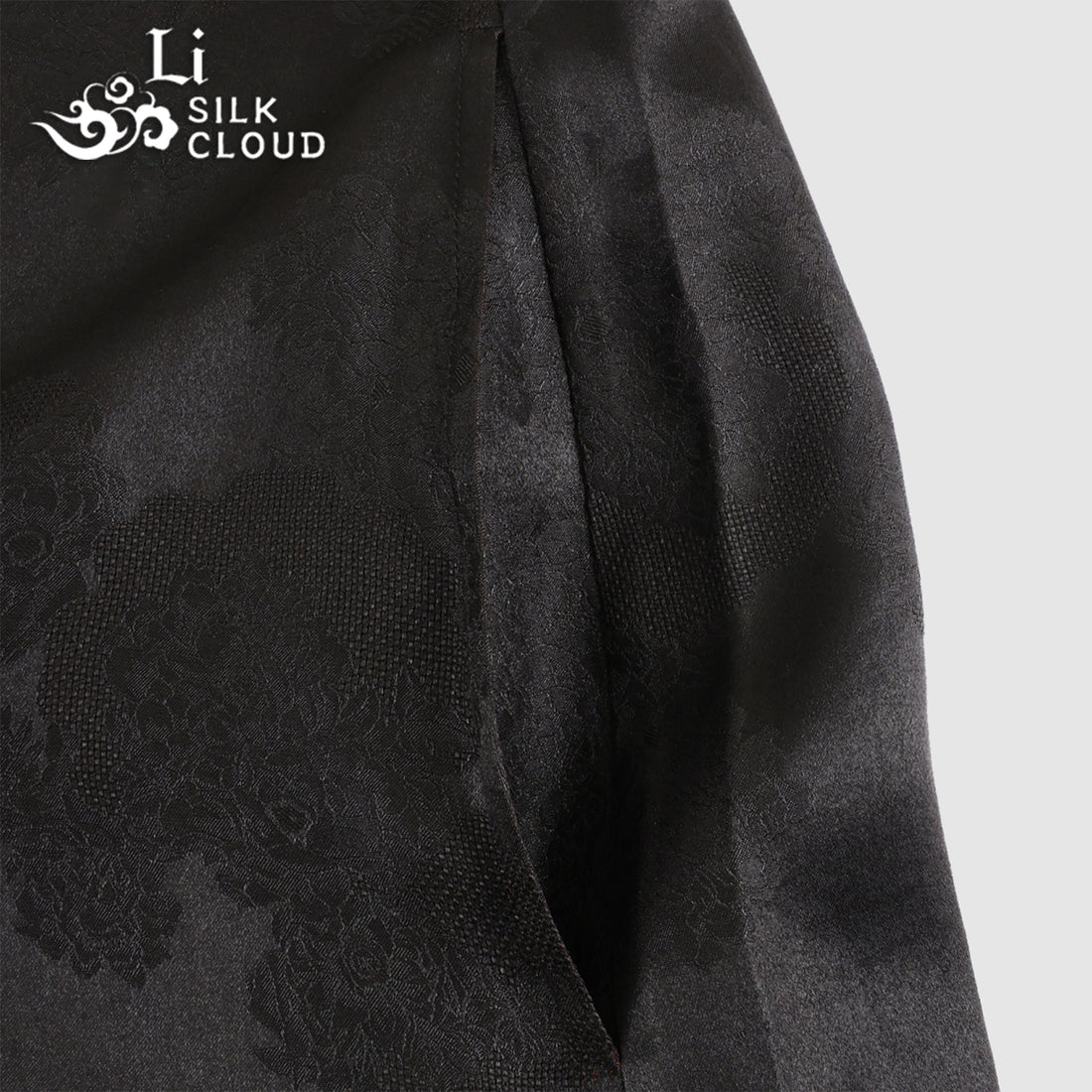 Xiangyunsha Retro Dress · Cool fabric · Oriental elegance   Guangdong Black Pearl Gambiered Guangdong Gauzexiangyunsha