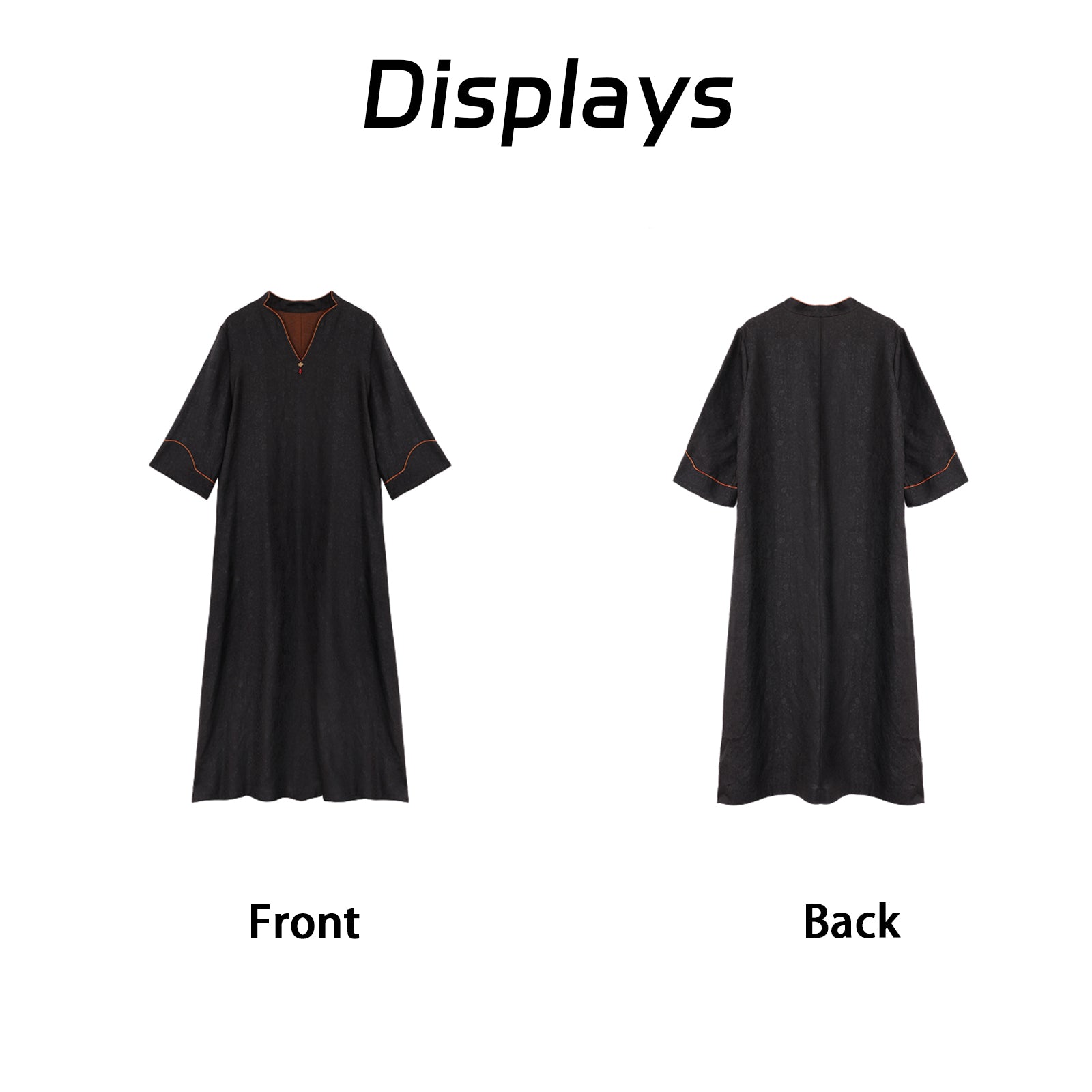 Mature-style dress · slightly revealing the collarbone and decorate the neck   Guangdong Black Pearl GambieredGuangdong Gauze xiangyunsha