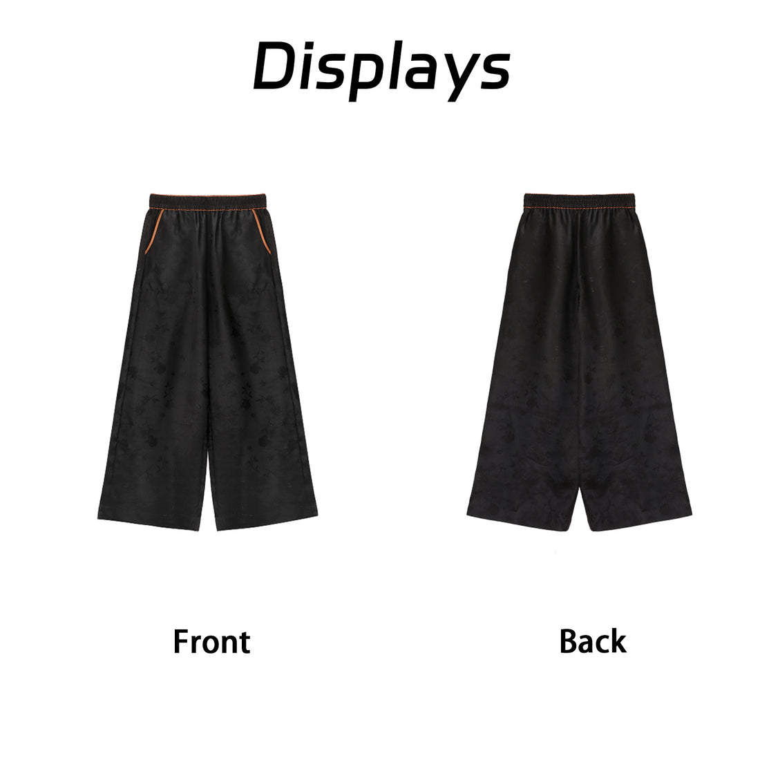 Guangdong Black Pearl Gambiered Guangdong Gauze xiangyunsha  Pants, Natural Tuberose Dye, Ancient Sun-Drying Craft, Drapable & Wrinkle-Resistant, Hides Hips & Fat for All Body Types