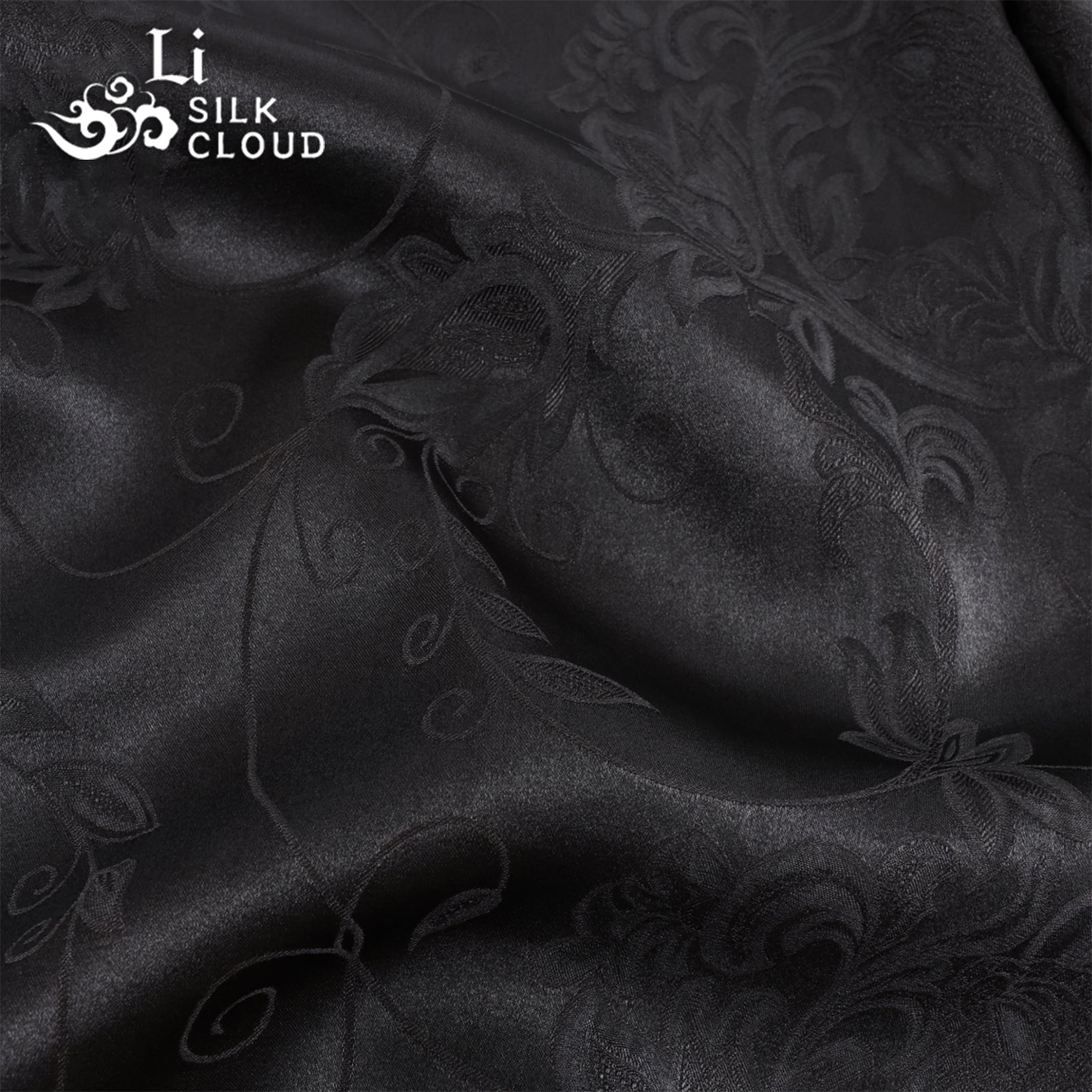 Chinese-style Xiangyunsha retro casual side slit trousers  Guangdong Black Pearl Gambiered Guangdong Gauze xiangyunsha