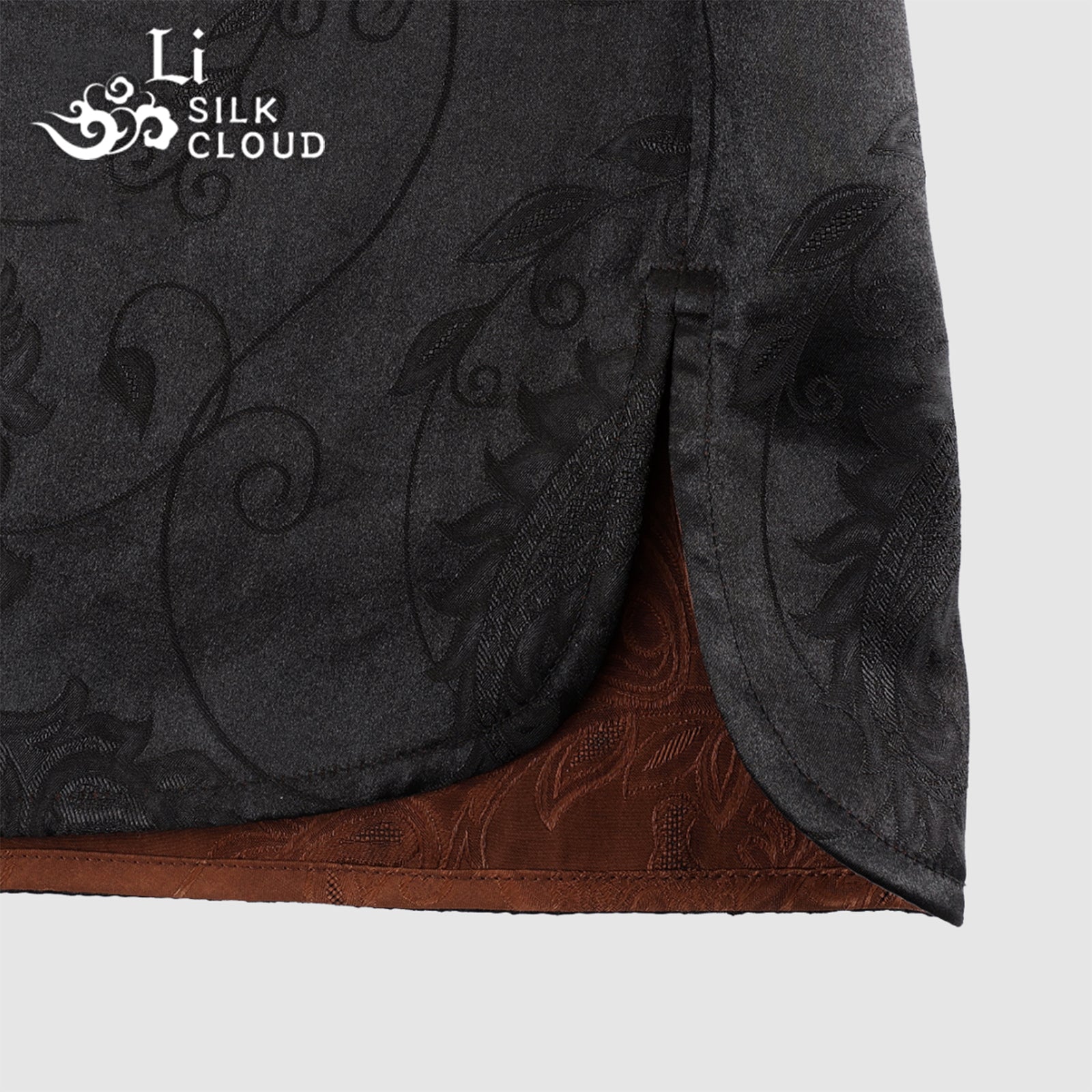 Guangdong Black Pearl Gambiered Guangdong Gauze xiangyunsha Top, Natural Tuberose Dye, Ancient Sun-Drying Craft, Windproof & Breathable, Fits Day-Night Temperature Swings