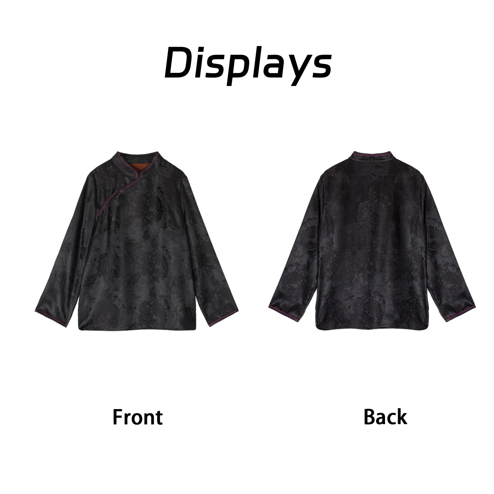 Guangdong Black Pearl Gambiered Guangdong Gauze xiangyunsha Top, Natural Tuberose Dye, Ancient Sun-Drying Craft, Windproof & Breathable, Fits Day-Night Temperature Swings