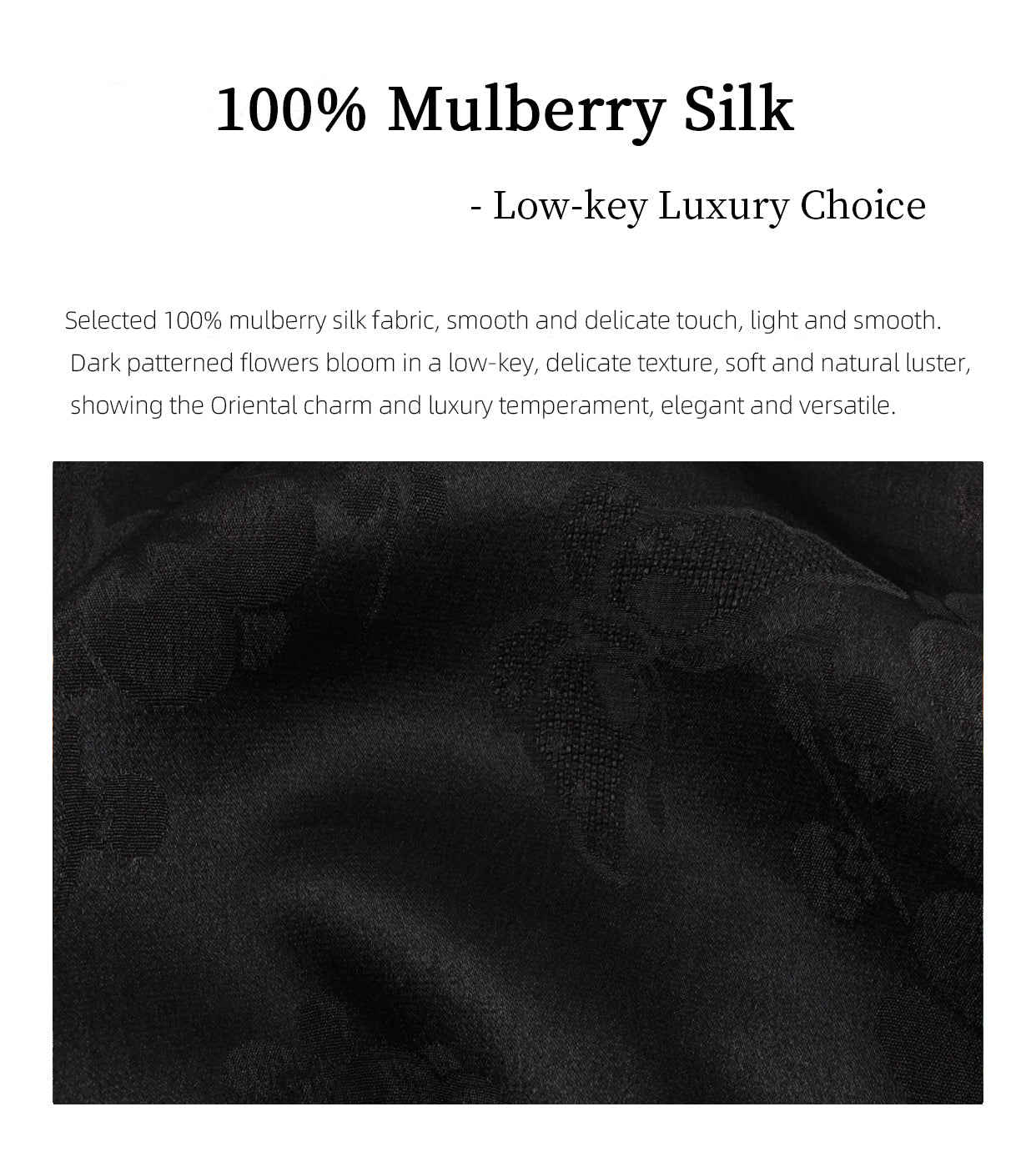 Xiangyunsha Chinese-style top · Handmade rope knotembellishment . Luxury Series  Guangdong Black Pearl Gambiered Guangdong Gauze xiangyunsha