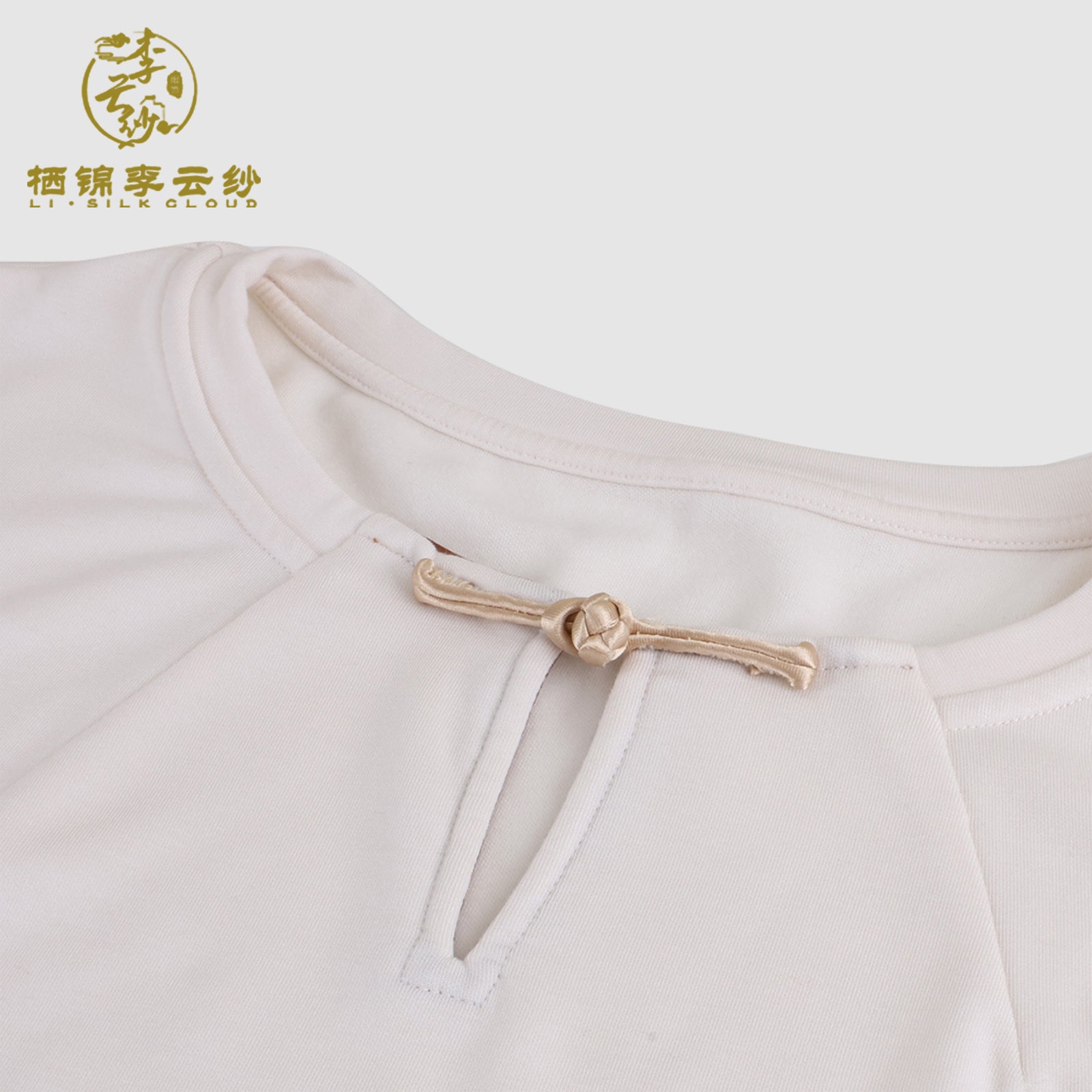 Wool Long Sleeve Top - 100% Pure Wool, Soft Warm Elegant Casual Guangdong Black Pearl Gambiered Guangdong Gauze xiangyunsha