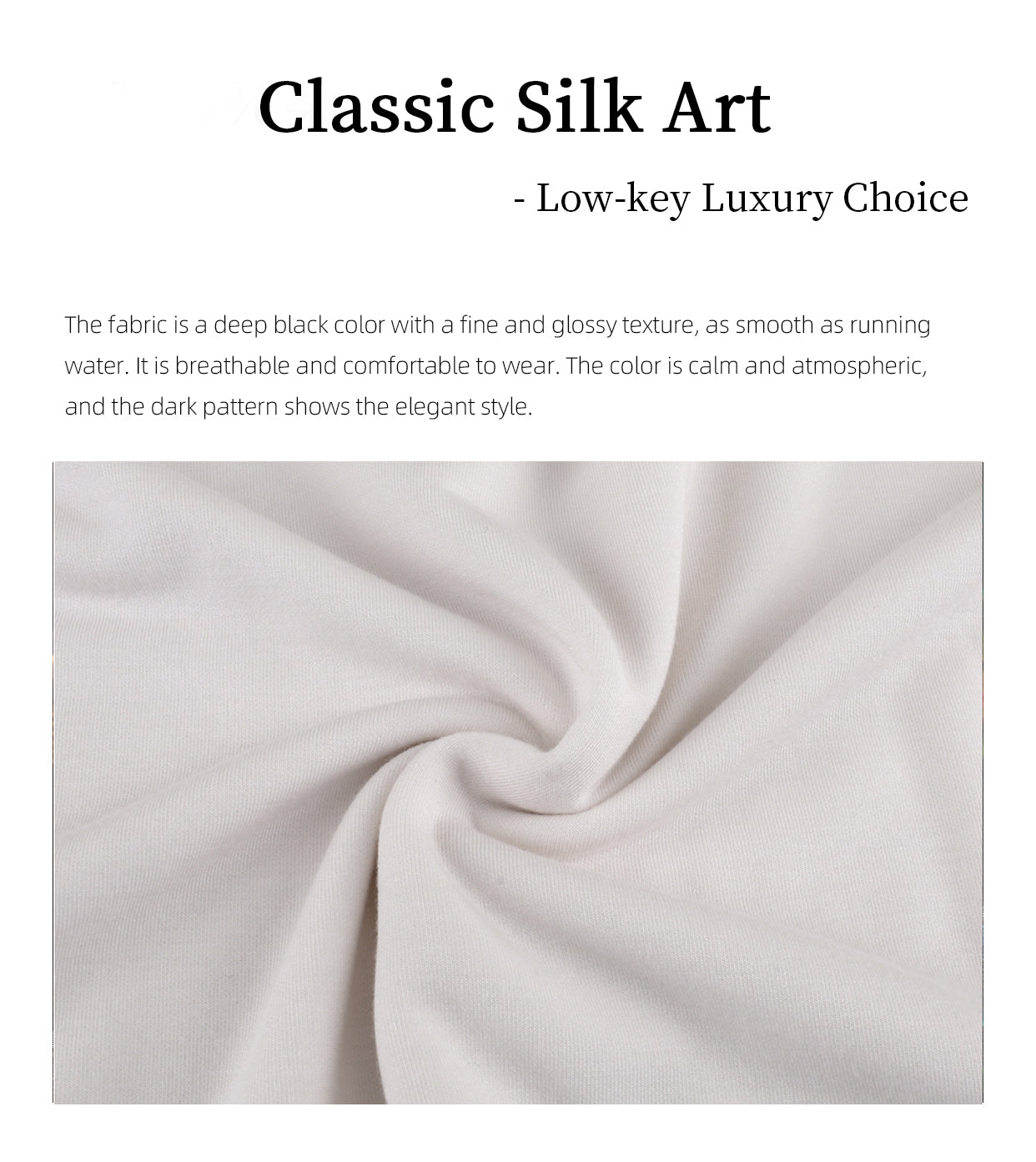 Guangdong Black Pearl Gambiered Guangdong Gauze xiangyunsha Top, Soft Skin-Friendly & Warm, Non-Irritating for Early Autumn Outer Wear, Suitable for Work & Dates