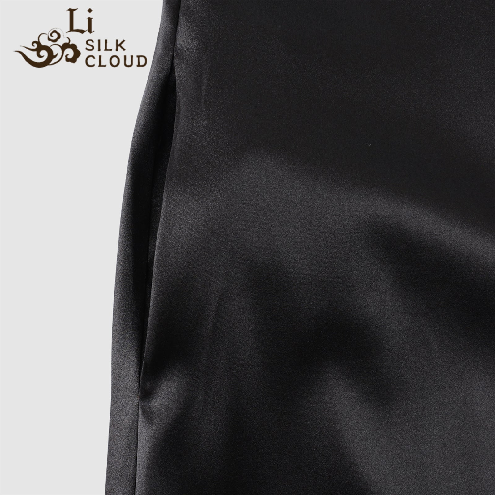 Guangdong Black Pearl Gambiered Guangdong Gauze xiangyunsha Dress, Natural Tuberose Dye, Ancient Sun-Drying Craft, Drapable & Wrinkle-Resistant, Hides Hips & Fat for All Body Types