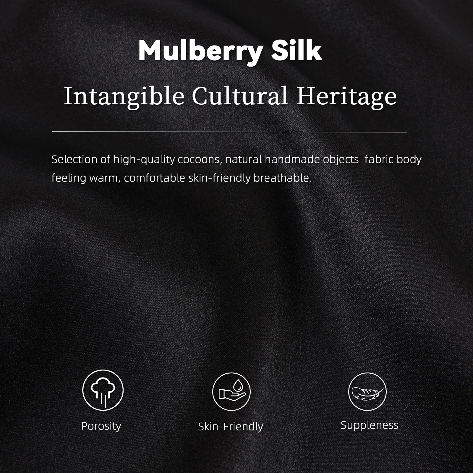 Guangdong Black Pearl Gambiered Guangdong Gauze xiangyunsha Dress, Natural Tuberose Dye, Ancient Sun-Drying Craft, Drapable & Wrinkle-Resistant, Hides Hips & Fat for All Body Types