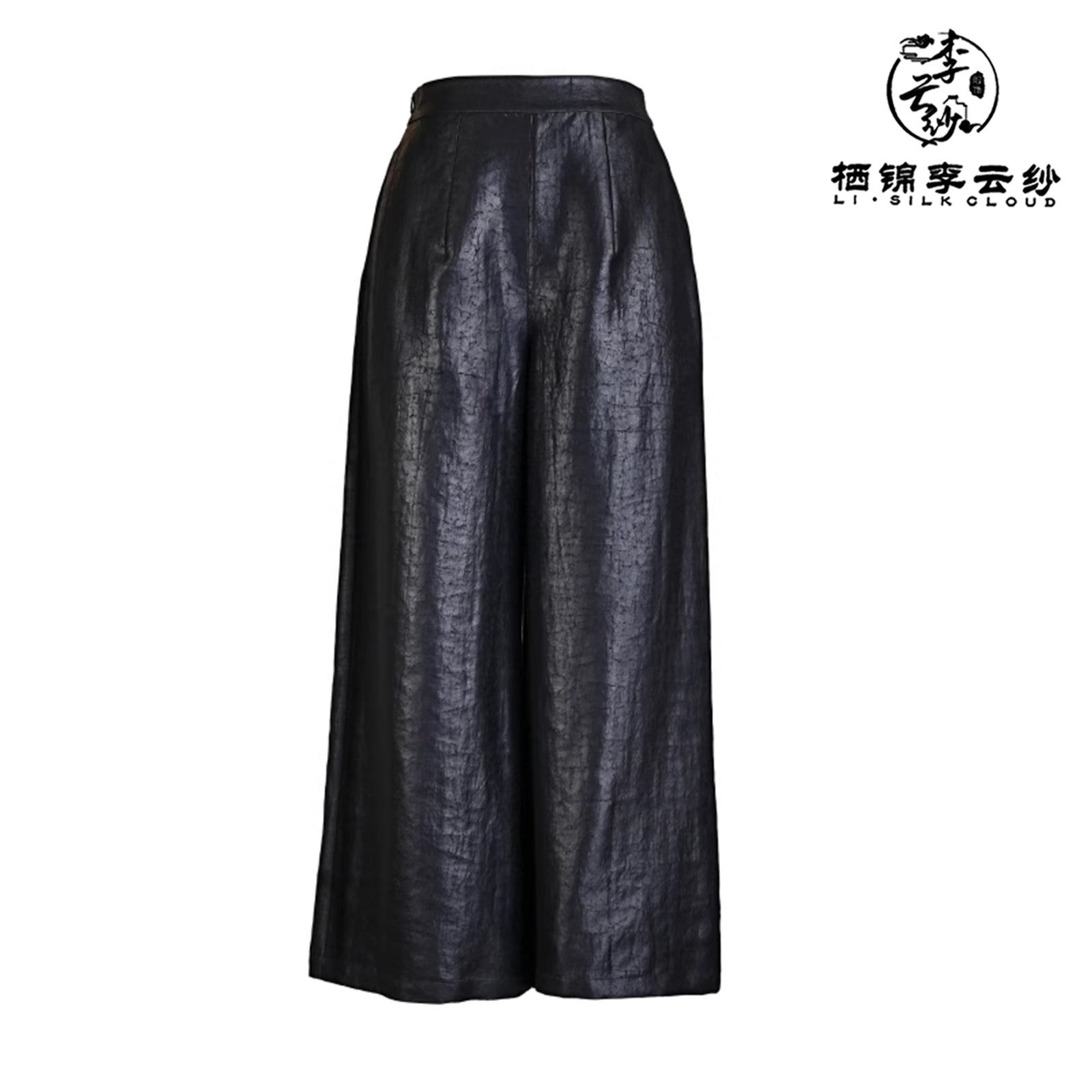 Pants - Soft Skin-Friendly Material, Classic Oriental Trousers Guangdong Black Pearl Gambiered Guangdong Gauze xiangyunsha