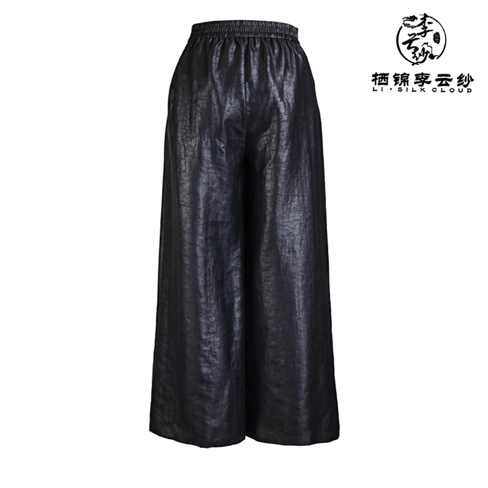 Pants - Soft Skin-Friendly Material, Classic Oriental Trousers Guangdong Black Pearl Gambiered Guangdong Gauze xiangyunsha