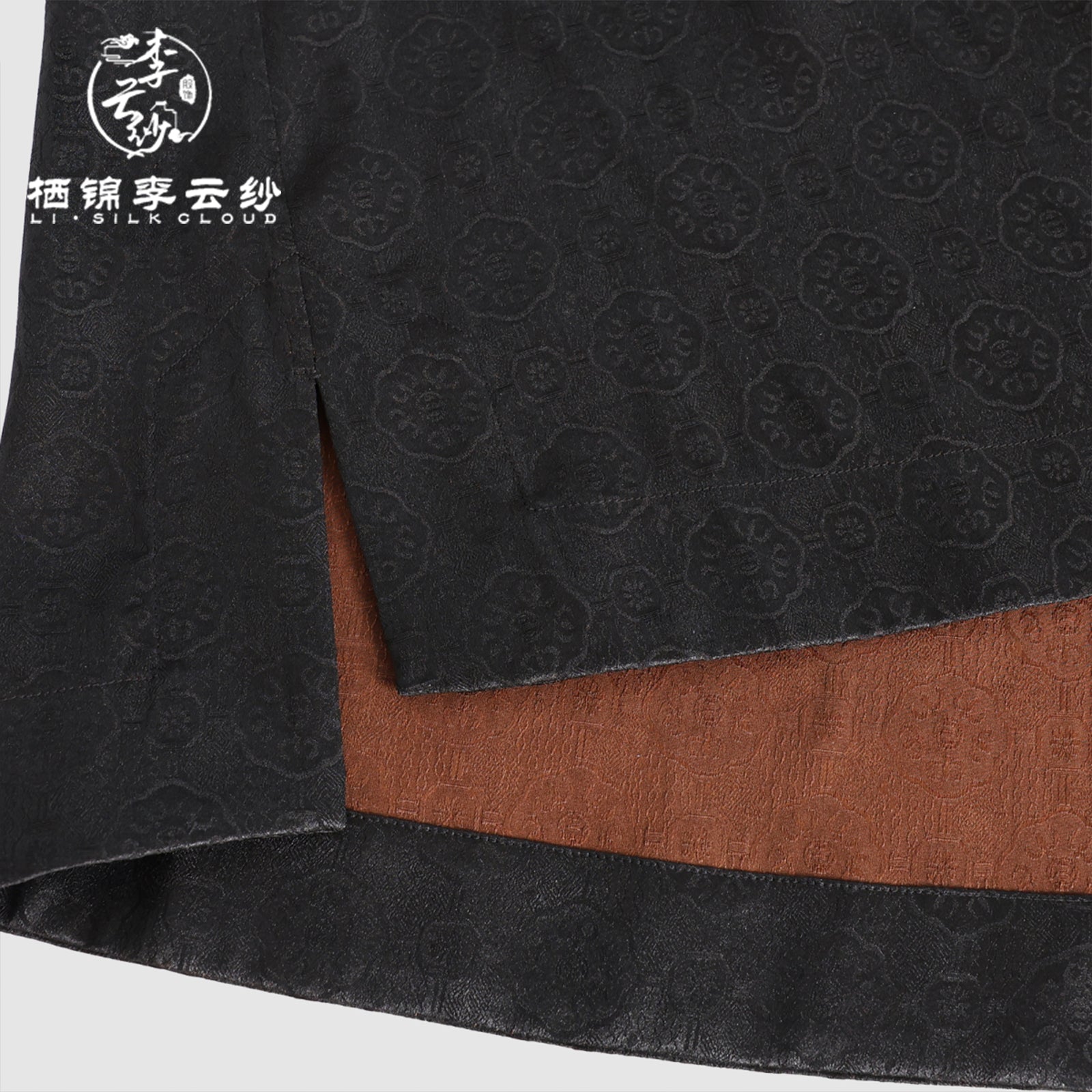 Minimalist Chinese Top Xiangyunsha | 3D Slimming Cut  Guangdong Black Pearl Gambiered Guangdong Gauzexiangyunsha