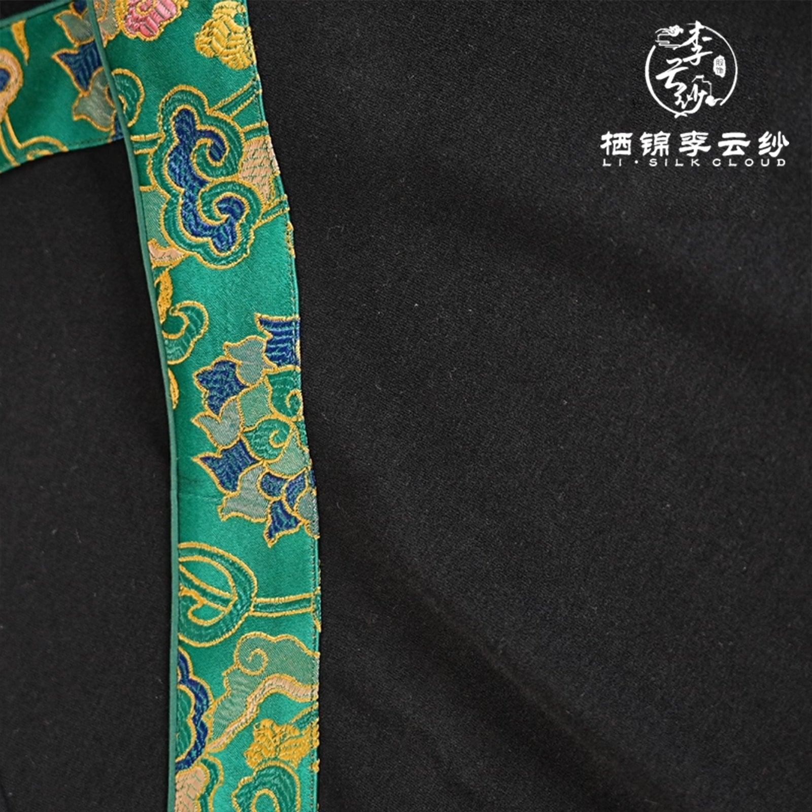 LI SILK CLOUD Top V-neck Draping Slim-fit Mulberry Silk Long Sleeve Office Blouse