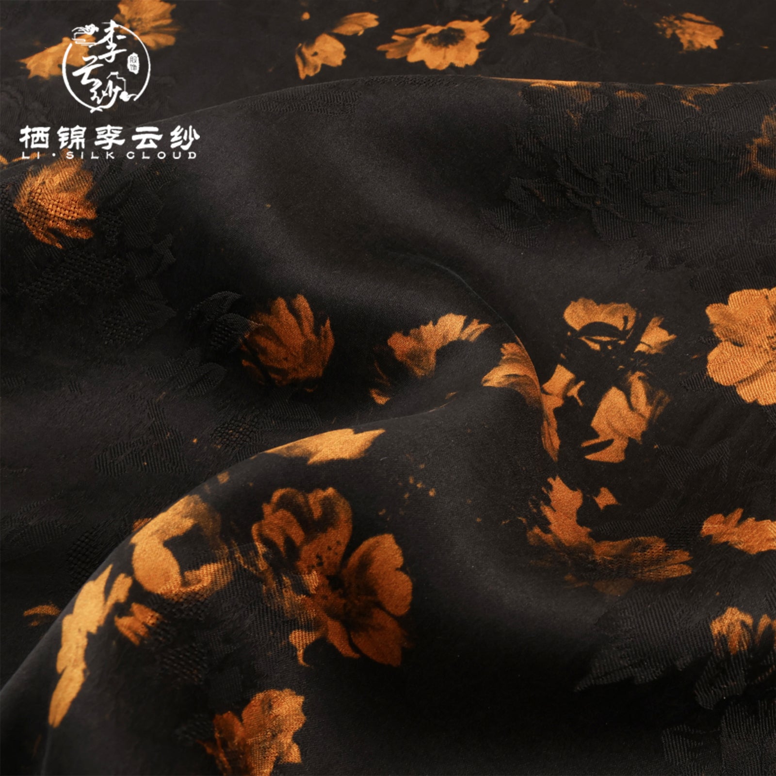 100% Silk Satin Slip Dress Xiangyunsha Chinese stylesmooth Slim Fit|Guangdong Black Pearl GambieredGuangdong Gauze xiangyunsha