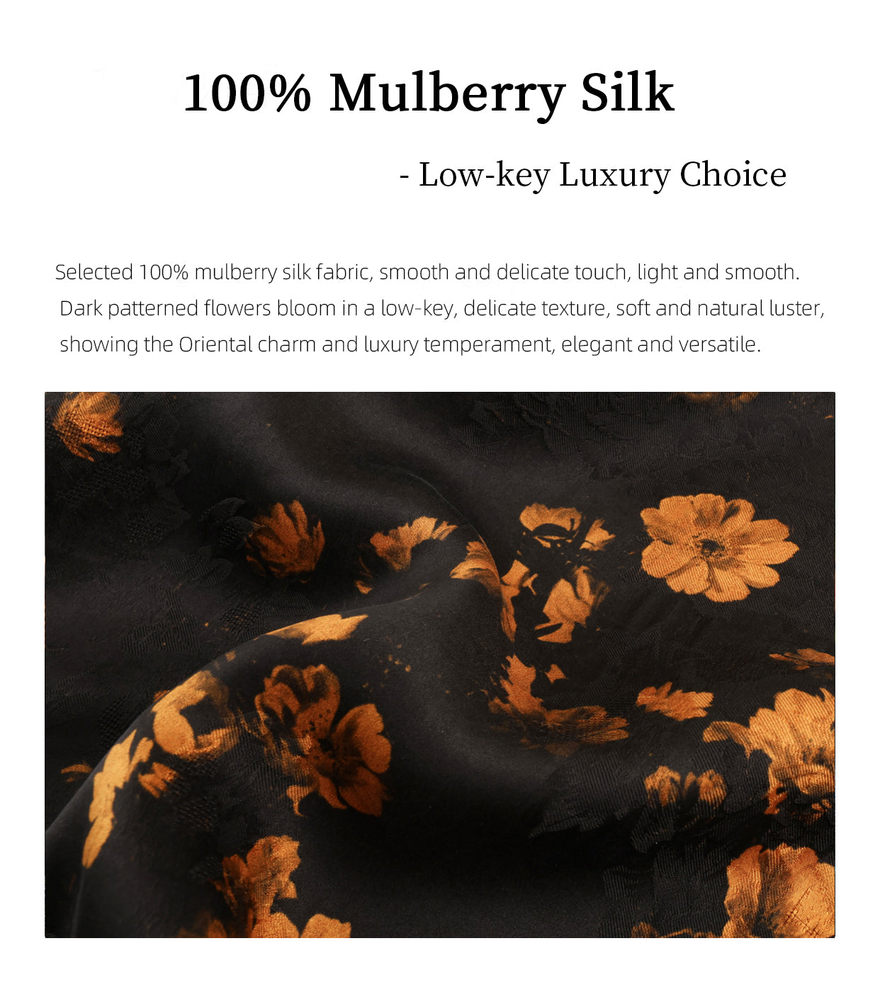 100% Silk Satin Slip Dress Xiangyunsha Chinese stylesmooth Slim Fit|Guangdong Black Pearl GambieredGuangdong Gauze xiangyunsha
