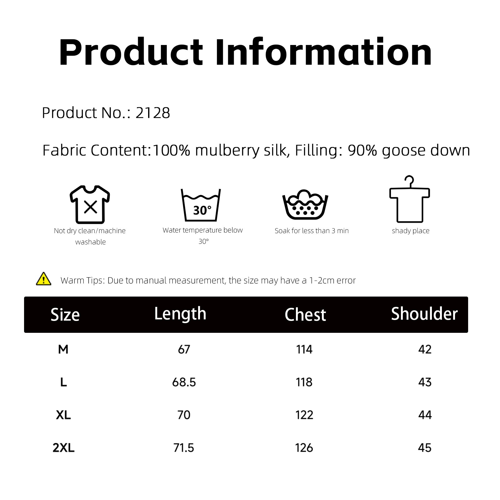 Coat, Silk Base, 90% White Goose Down, Must-Have for Early Autumn Layering Guangdong Black Pearl Gambiered Guangdong Gauze xiangyunsha