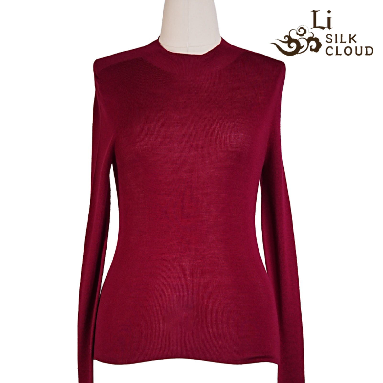 LI SILK CLOUD Top Soft Warm Loose Versatile Wool Knitwear