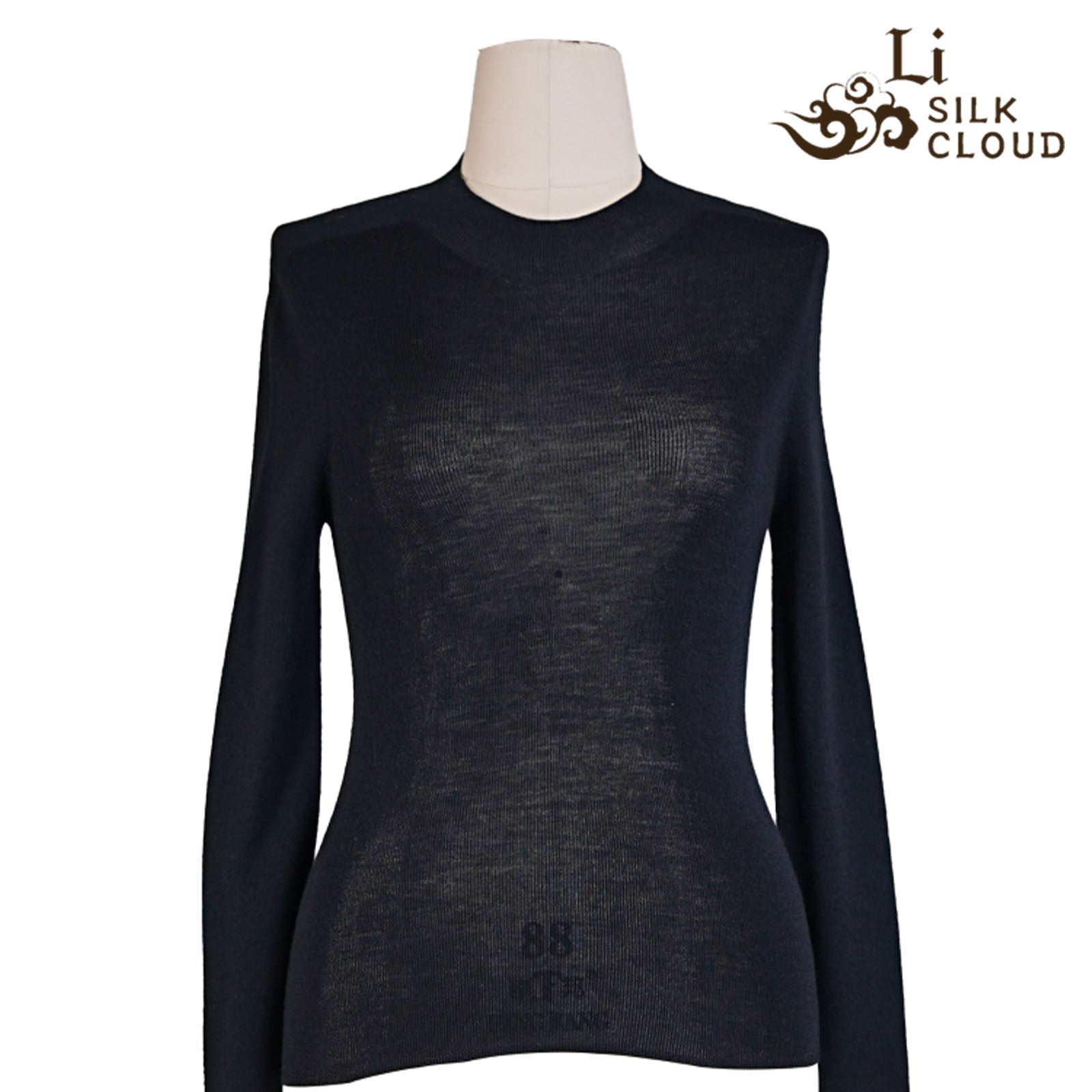 LI SILK CLOUD Top Soft Warm Loose Versatile Wool Knitwear
