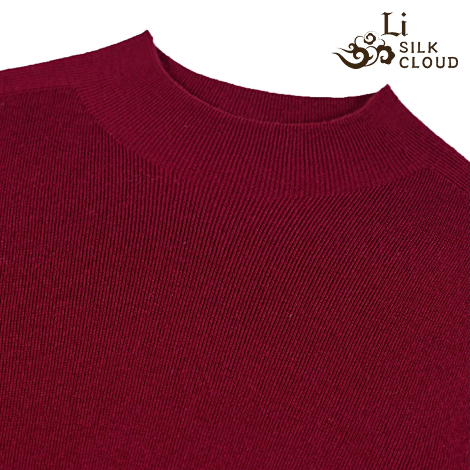 LI SILK CLOUD Top Soft Warm Loose Versatile Wool Knitwear