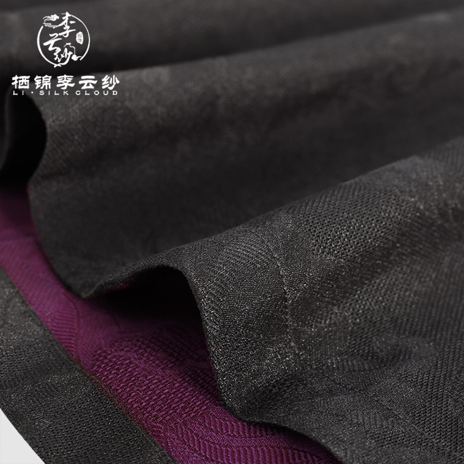 long Sleeve Top - 100% Mulberry Silk, Comfortable Breathable Guangdong Black Pearl Gambiered Guangdong Gauze xiangyunsha