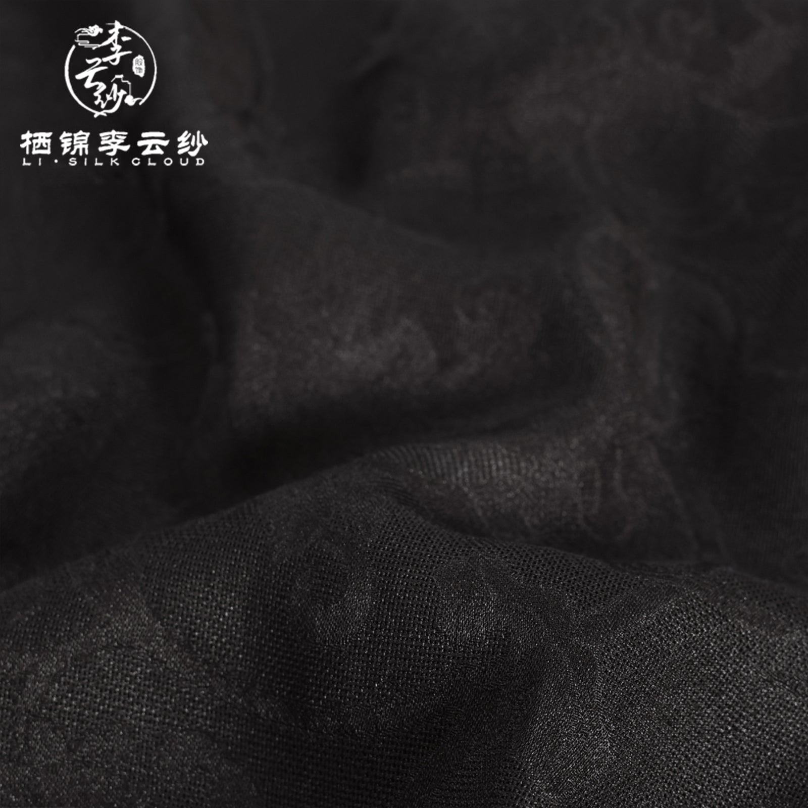 long Sleeve Top - 100% Mulberry Silk, Comfortable Breathable Guangdong Black Pearl Gambiered Guangdong Gauze xiangyunsha