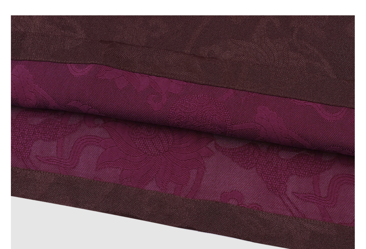 Silk Dress - Mulberry Silk Fabric, Oriental Aesthetics Guangdong Black Pearl Gambiered Guangdong Gauze xiangyunsha