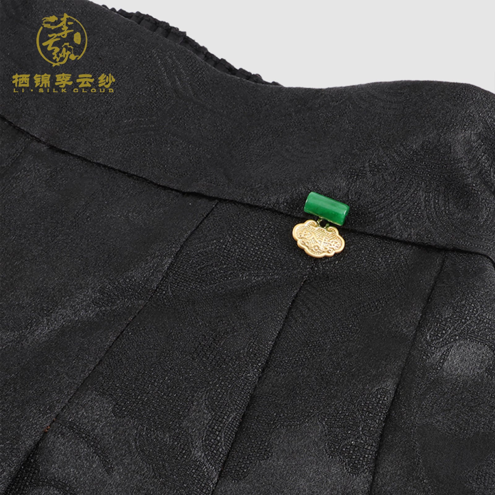 Trousers - Skin-Friendly Glossy Fabric, Lustrous Texture, Guangdong Black Pearl Gambiered Guangdong Gauze