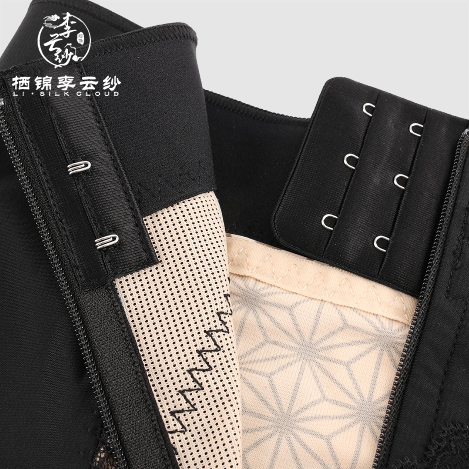 Shaping Leggings，limming Tummy Control，Butt Lifting Guangdong Black Pearl Gambiered Guangdong Gauze xiangyunsha