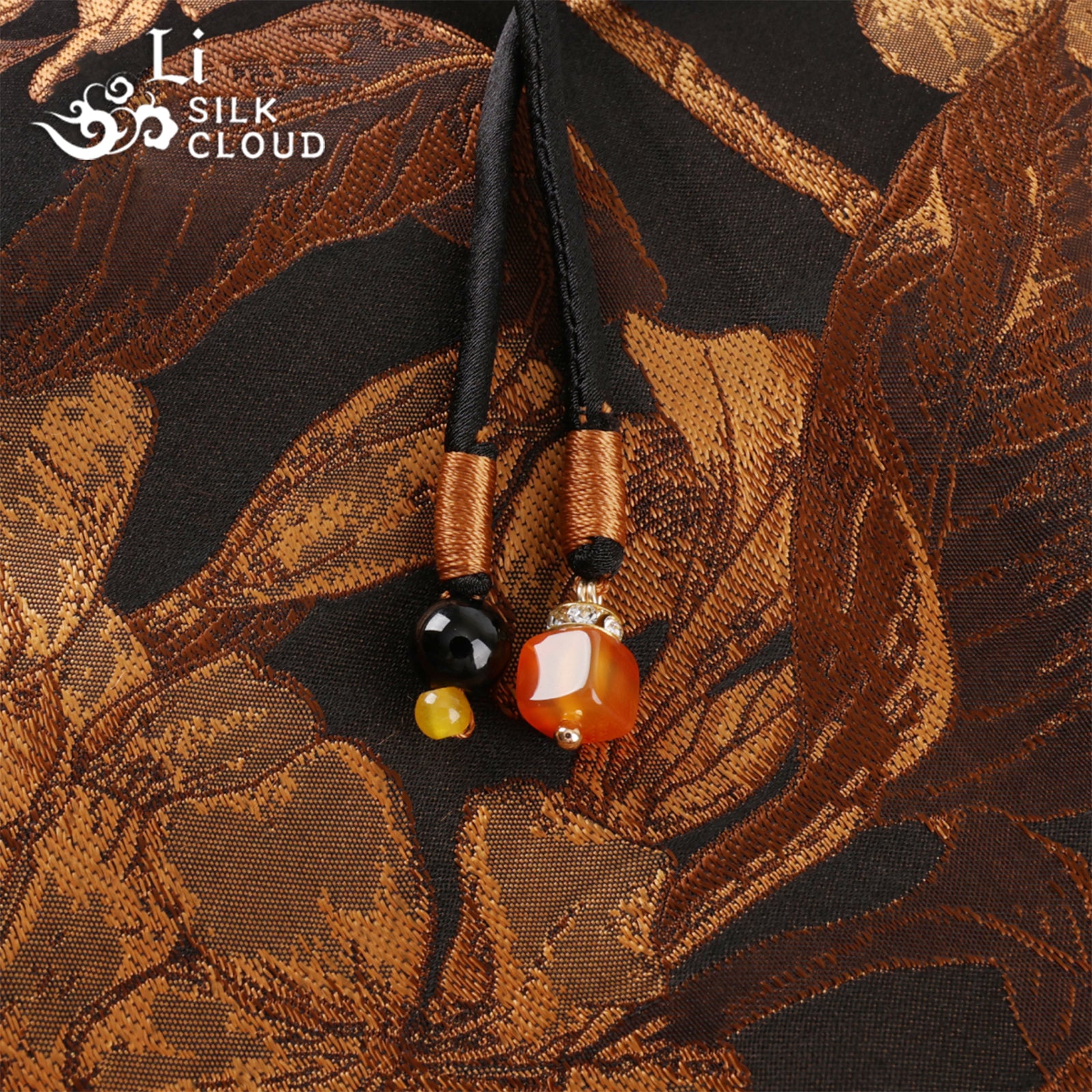 Guangdong Black Pearl Gambiered Guangdong Gauze xiangyunsha Coat, Silk Blend, Lightweight & Windproof, Neat Layers with Long-Sleeve Tees in Early Autumn