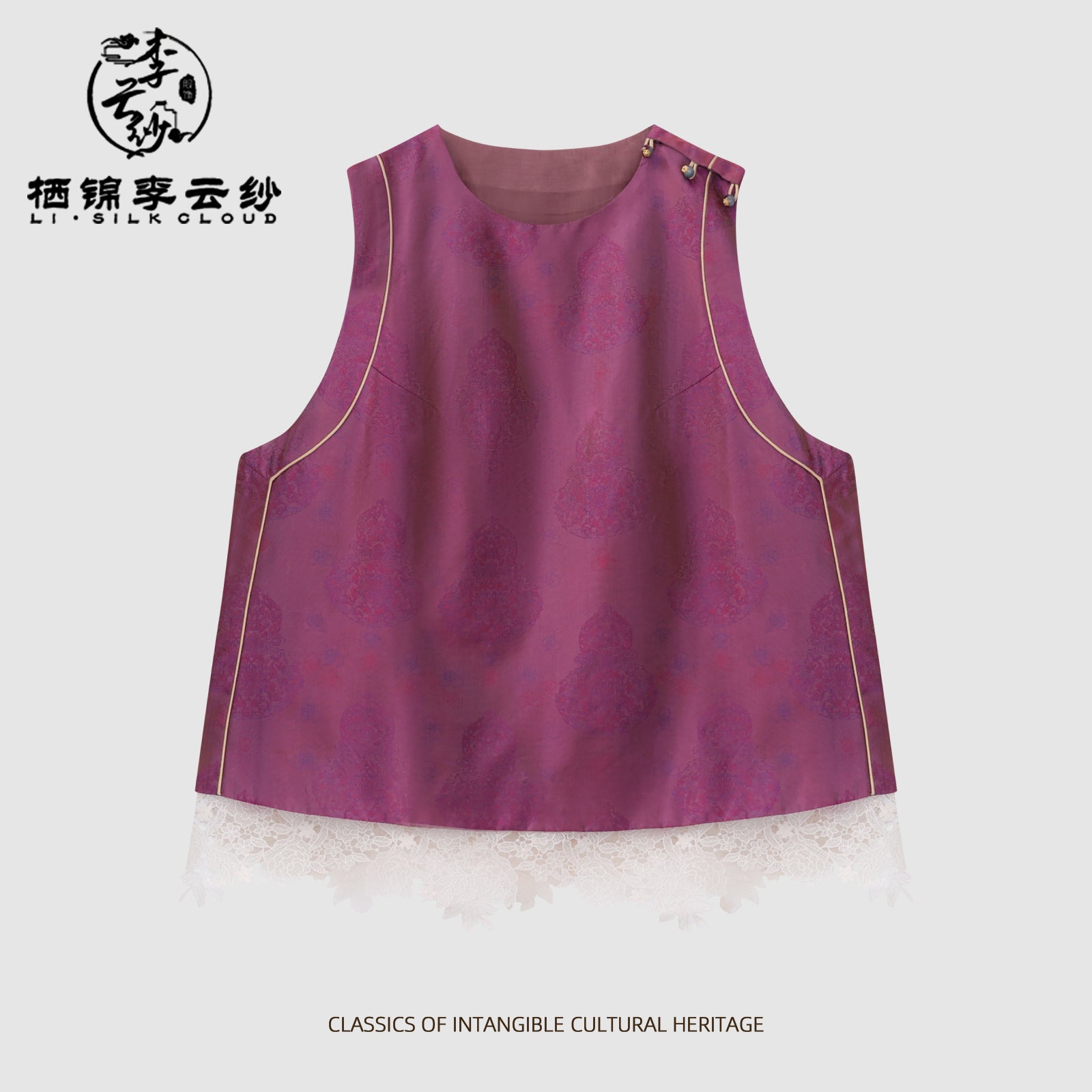 Guangdong Black Pearl Gambiered Guangdong Gauze xiangyunsha Coat, Silk Blend, Lightweight & Windproof, Neat Look with Long-Sleeve Tees for Early Autumn Layering