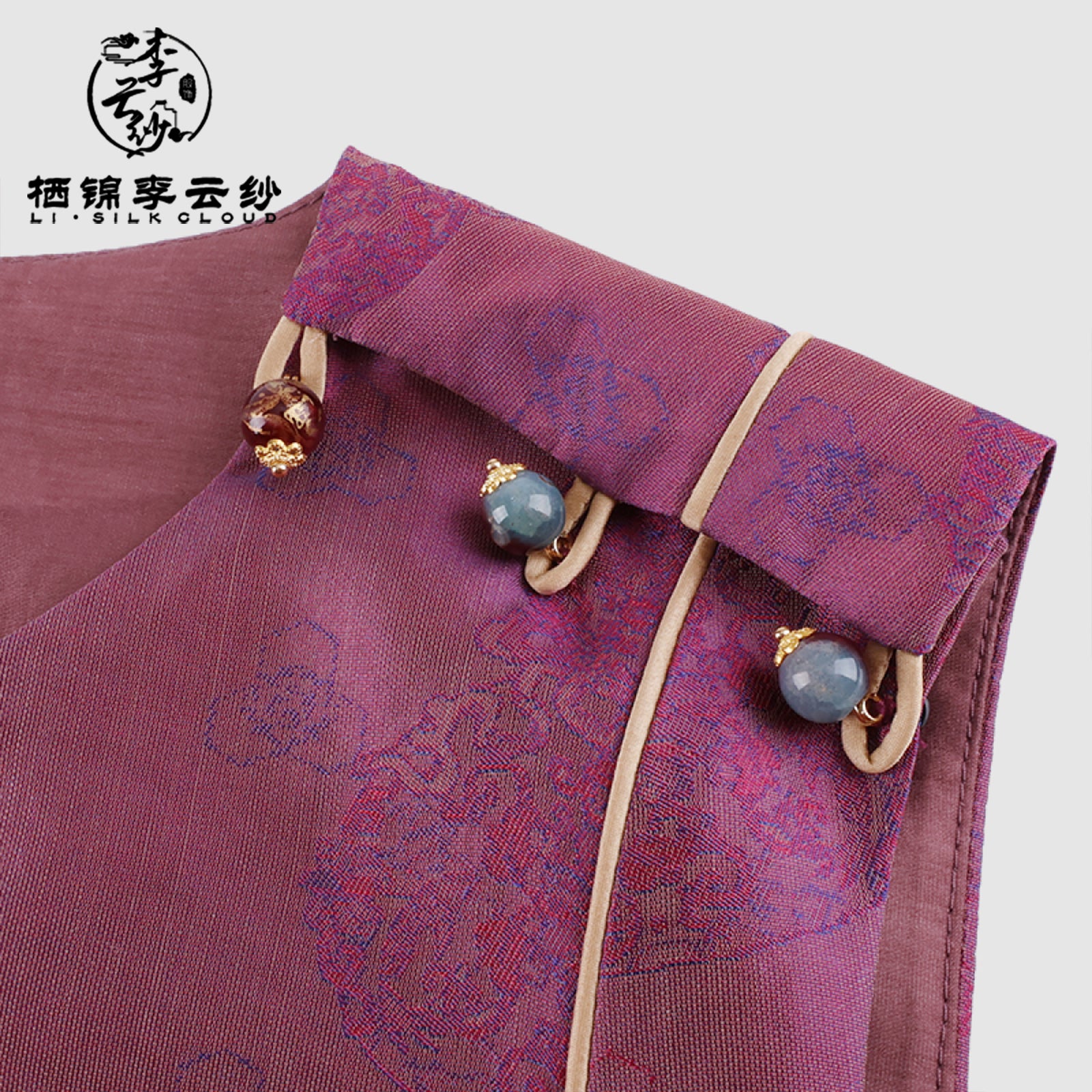 Guangdong Black Pearl Gambiered Guangdong Gauze xiangyunsha Coat, Silk Blend, Lightweight & Windproof, Neat Look with Long-Sleeve Tees for Early Autumn Layering