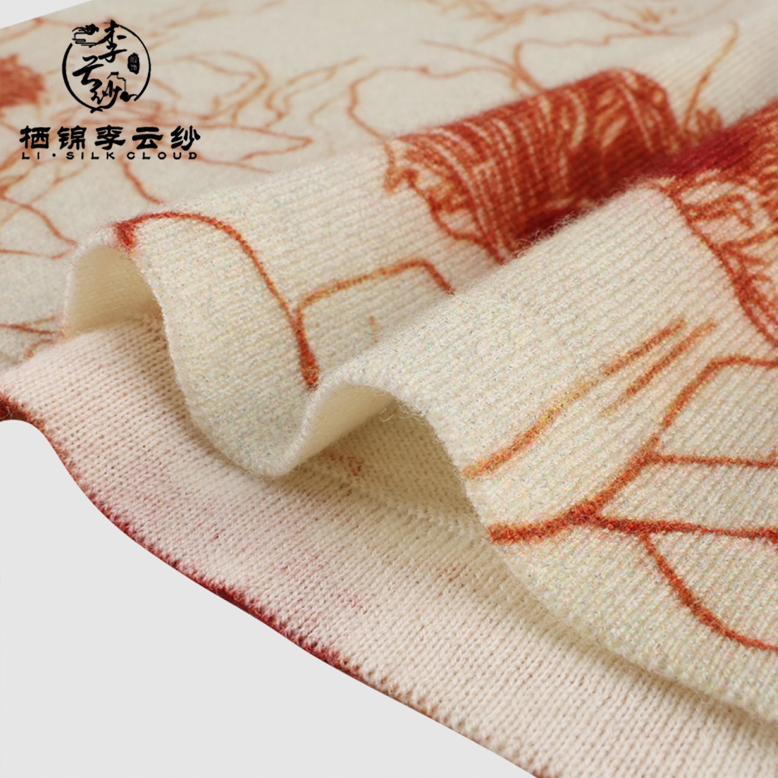 Guangdong Black Pearl Gambiered Guangdong Gauze xiangyunsha Top, Soft Warm & Non-Irritating, Gentle Look for Early Autumn Outer Wear, No Bulk When Layered Under Coats in Late Autumn