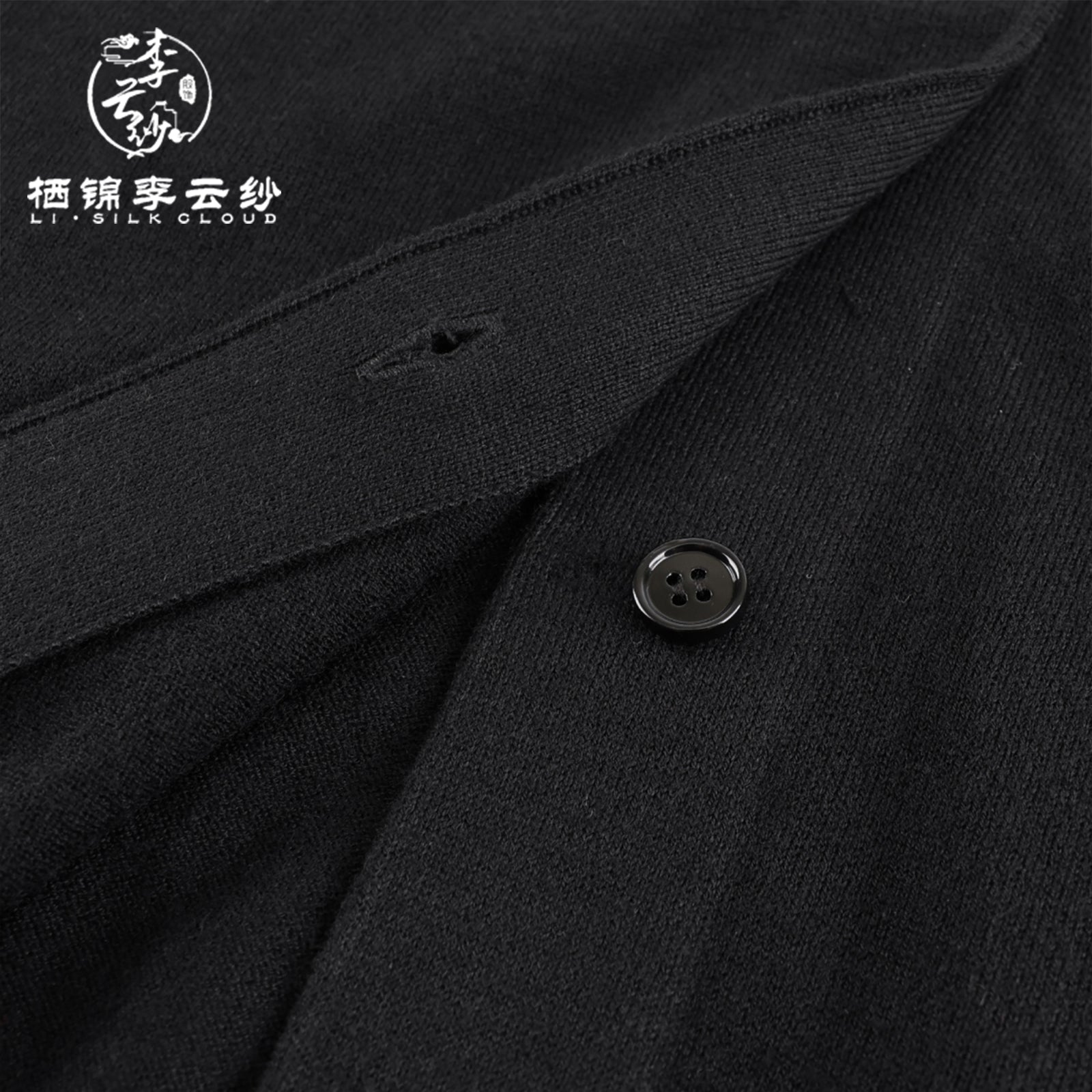 Guangdong Black Pearl Gambiered Guangdong Gauze xiangyunshaCoat, Warm Without Bulk for Autumn & Winter, Enhances Height & Proportion, Casual & Neat with Jeans
