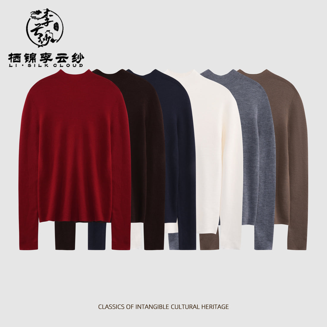 Guangdong Black Pearl Gambiered Guangdong Gauze xiangyunsha Top, Soft Skin-Friendly & Non-Irritating to Neck, Warm & Heat-Retaining, Gentle for Early Autumn Outer Wear, Non-Bulky for Late Autumn Layering