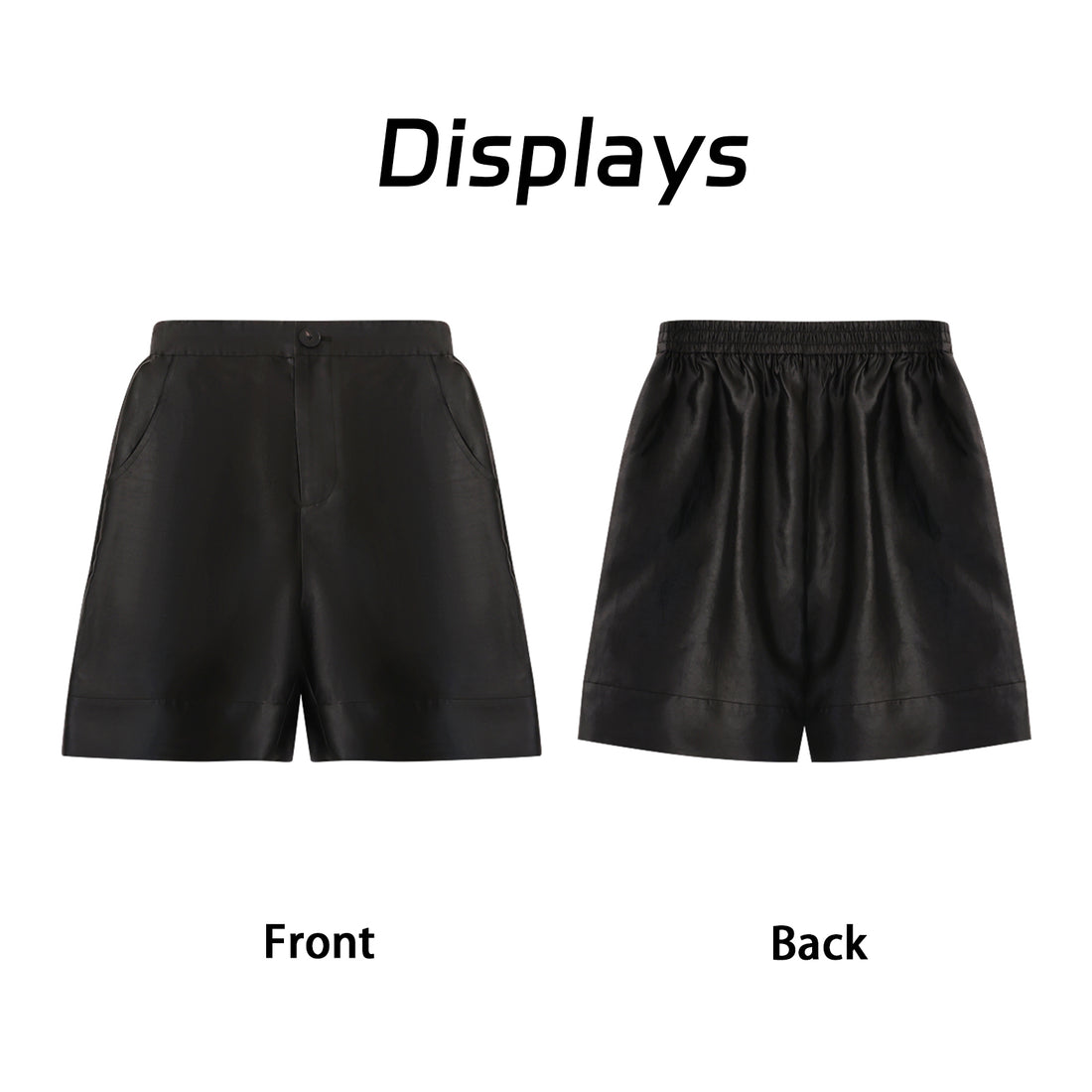 Guangdong Black Pearl Gambiered Guangdong Gauze xiangyunsha Shorts, Silk Blend, Lengthens Legs & Hides Hips, Neat Look with Long-Sleeve Tops in Early Autumn
