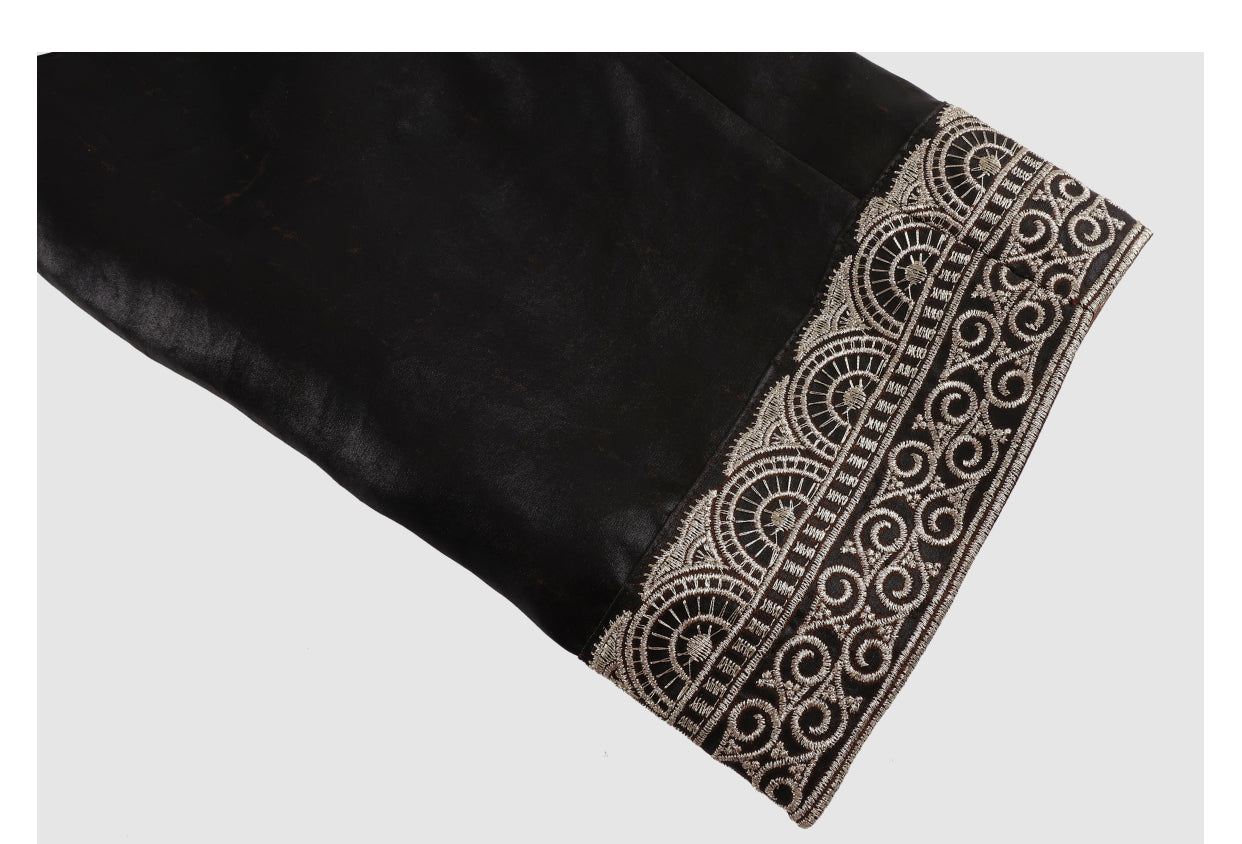 Guangdong Black Pearl Gambiered Guangdong Gauze xiangyunsha  Coat, Silk Blend, Lightweight & Windproof, Elegant with Dresses in Early Autumn, No Height Crushing