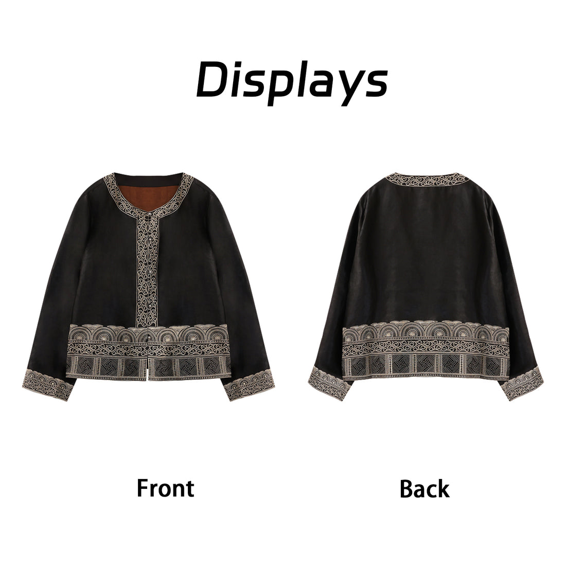 Guangdong Black Pearl Gambiered Guangdong Gauze xiangyunsha  Coat, Silk Blend, Lightweight & Windproof, Elegant with Dresses in Early Autumn, No Height Crushing