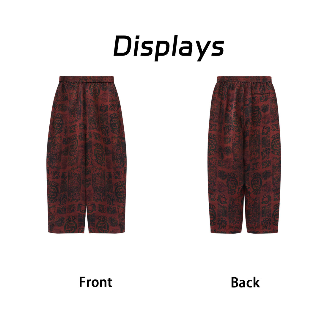 Guangdong Black Pearl Gambiered Guangdong Gauze xiangyunsha Pants, Plant-Dyed Eco-Fabric, Exposes Ankles for Taller Look, Windproof & Breathable, Fits Autumn Day-Night Temperature Swings