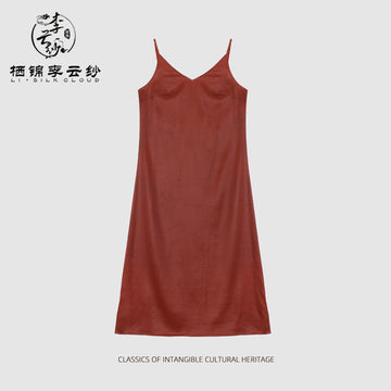 Dresses for Women ，V-Neck - 2025 Summer New Arrivals Chinese Style 100% Silk XiangYunSha