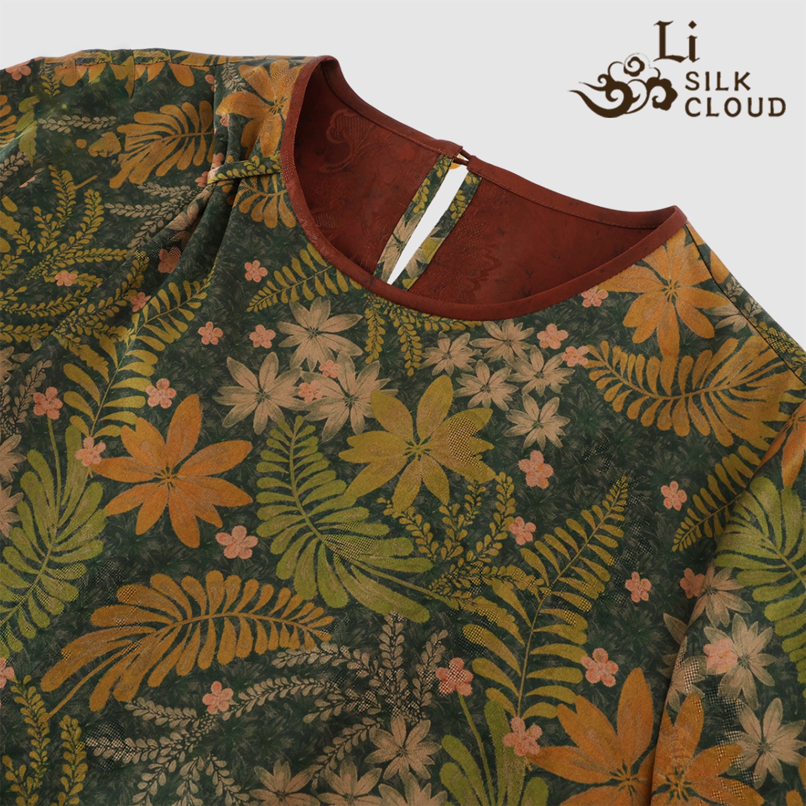 Top, Ancient Craft, Lightweight & Warm, Dual-Use for Commute & Leisure Guangdong Black Pearl Gambiered Guangdong Gauze xiangyunsha