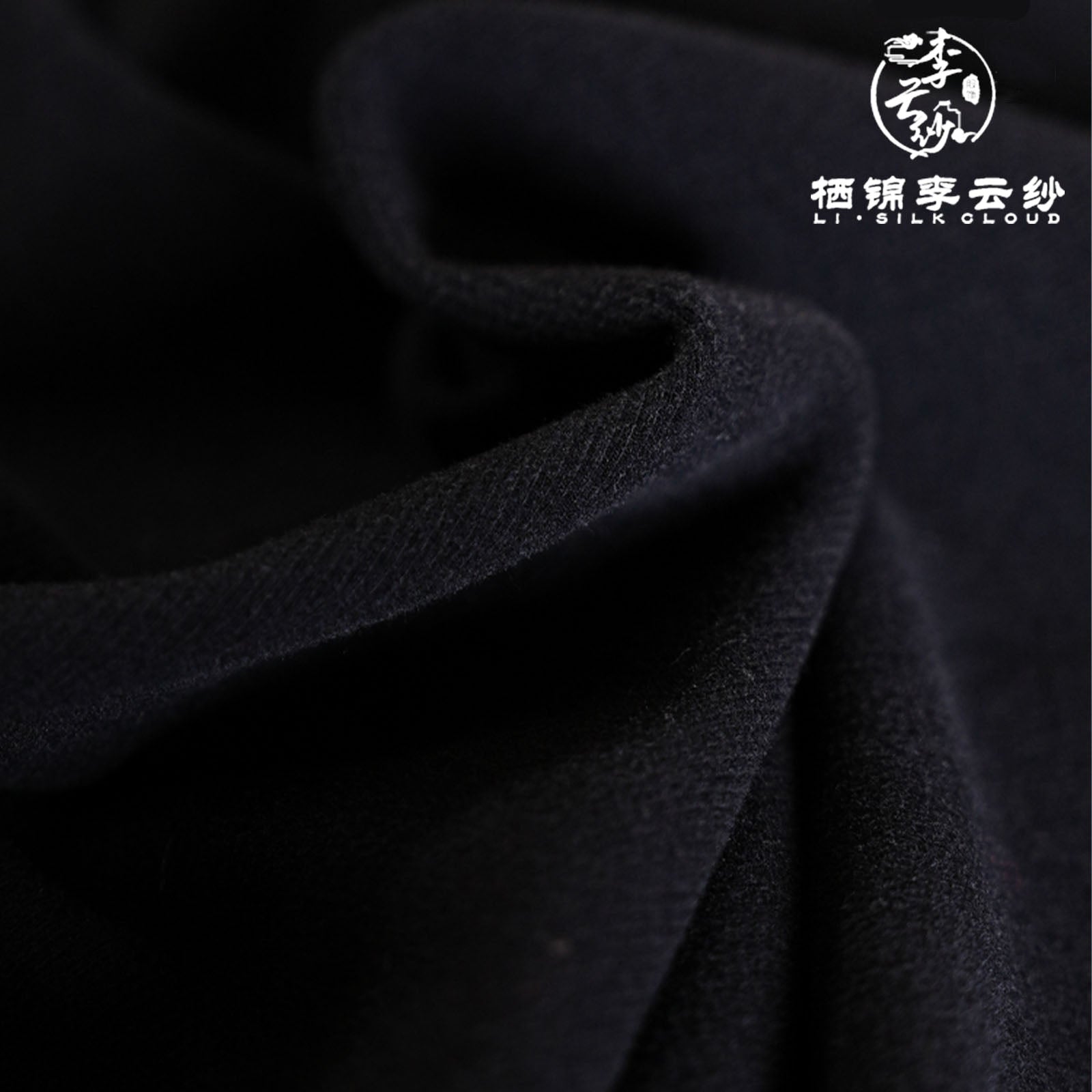 Long Sleeve Top，Classic Knot Buttons Oriental  Guangdong Black Pearl Gambiered Guangdong Gauze xiangyunsha