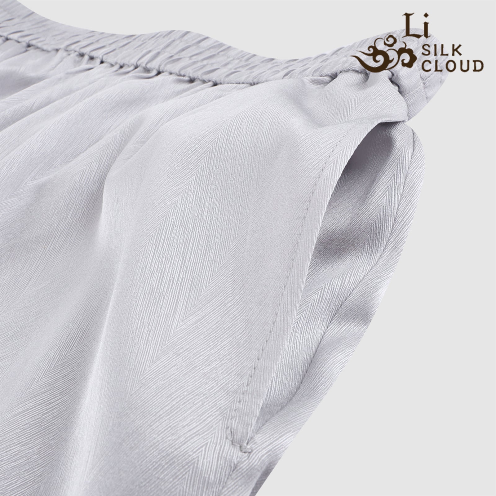 Pants, Natural Tuberose Dye, Slimming & Leg-Lengthening Guangdong Black Pearl Gambiered Guangdong Gauze xiangyunsha